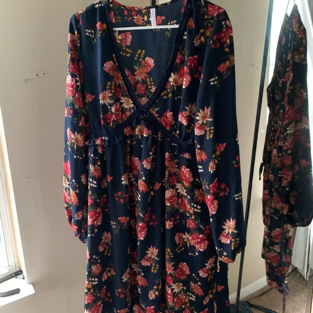 Floral babydoll dress